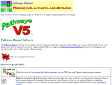 Tablet Screenshot of pathwaysplanner.com